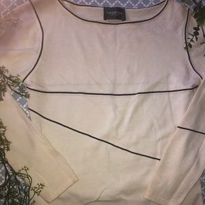 Striped White Long Sleeve